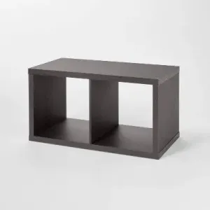 2 Cube Organizer Black Oak - Brightroom