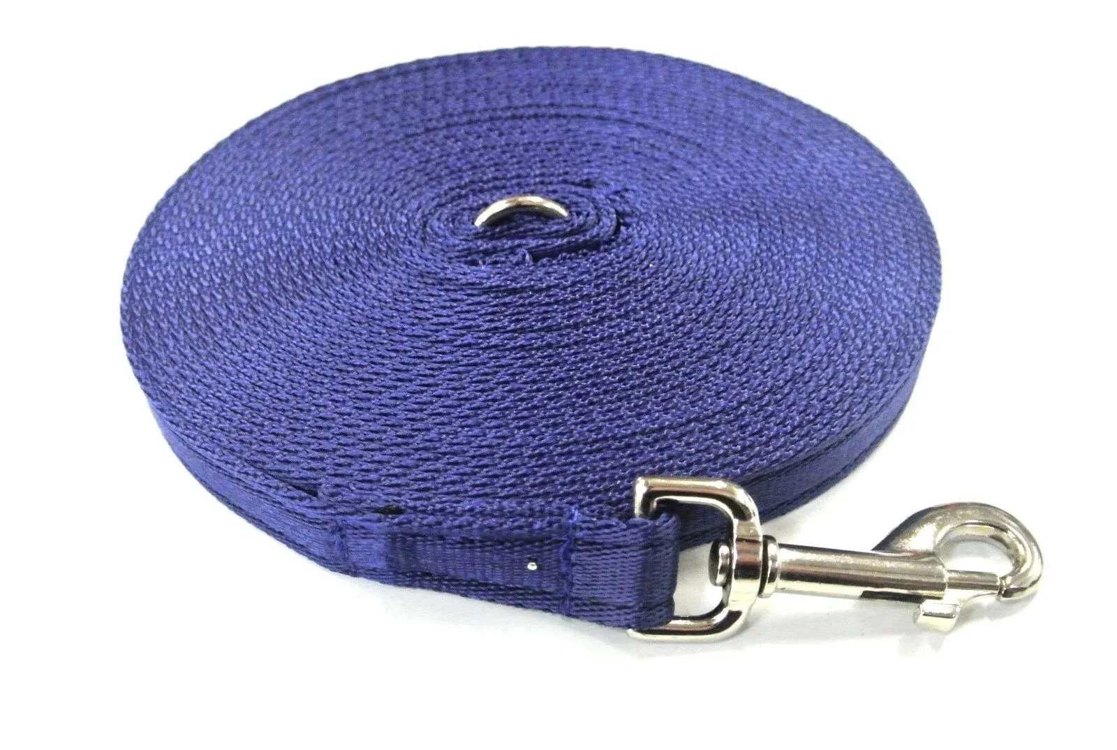 65ft - 100ft Dog Training Lead Obedience Recall Leash Long Dog Lead 20mm Cushion Webbing