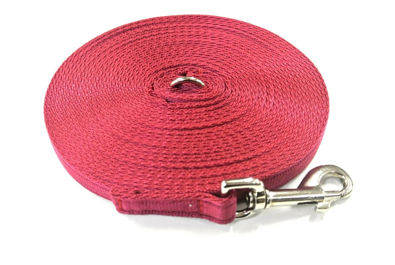 65ft - 100ft Dog Training Lead Obedience Recall Leash Long Dog Lead 20mm Cushion Webbing