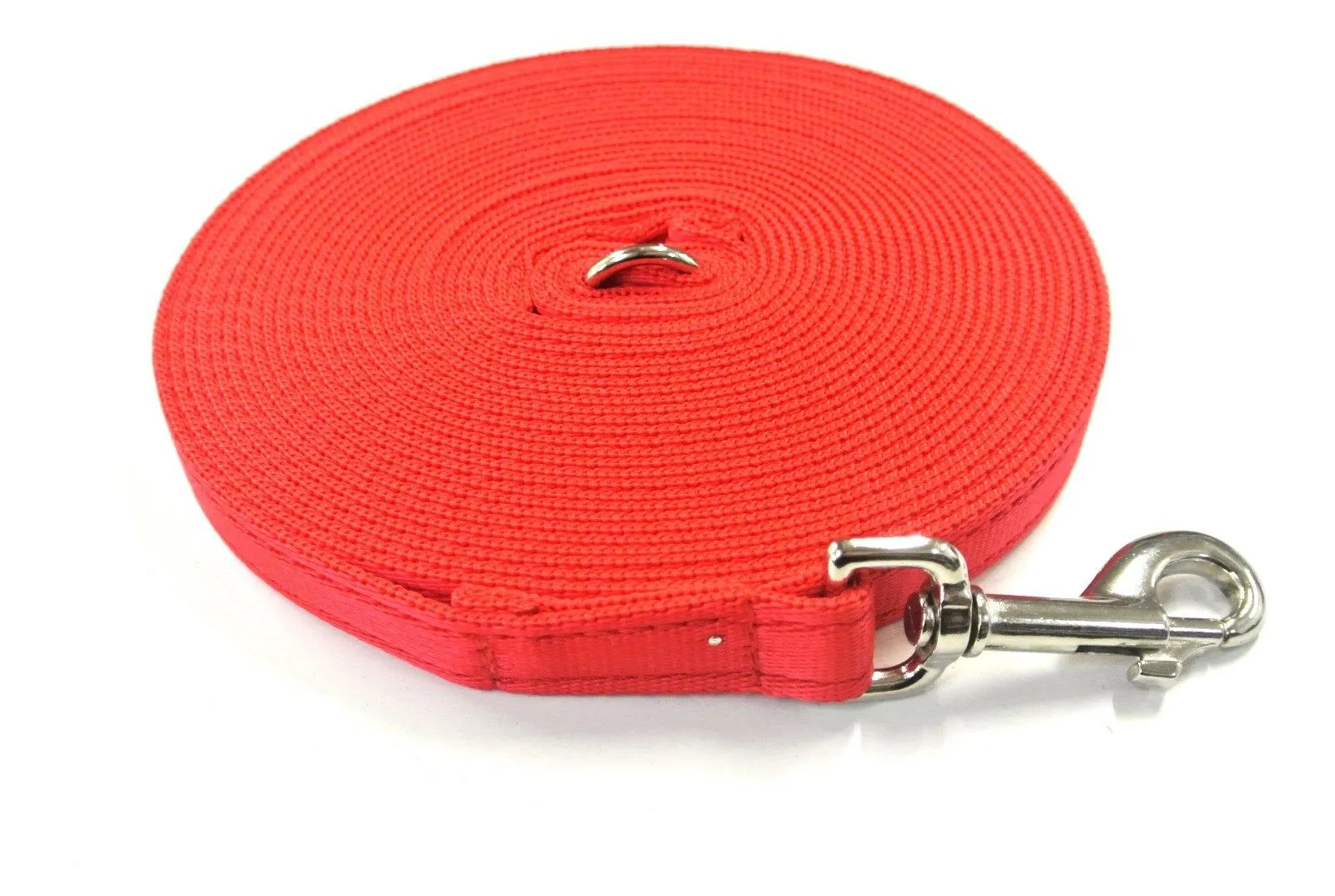 65ft - 100ft Dog Training Lead Obedience Recall Leash Long Dog Lead 20mm Cushion Webbing