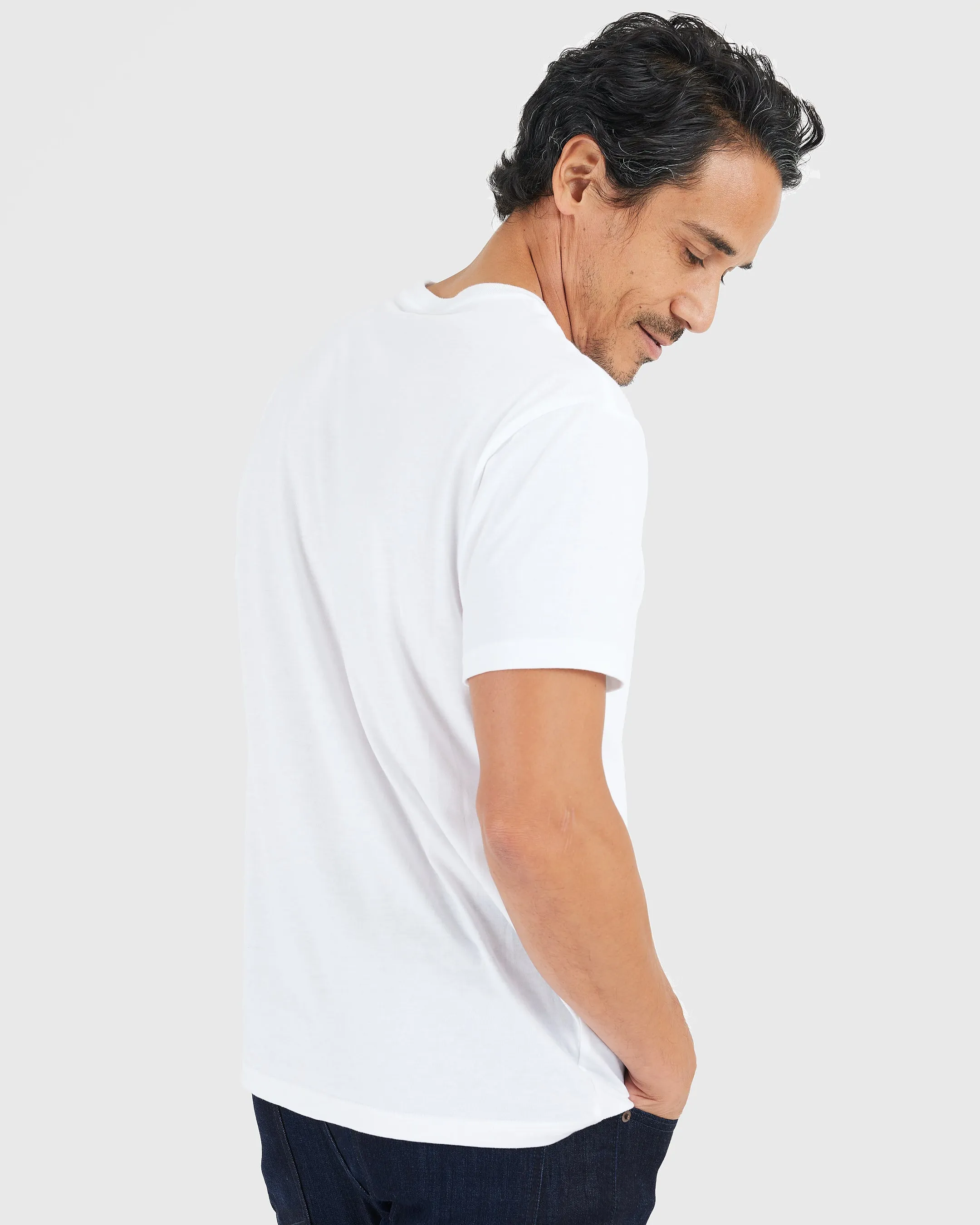 All White Short Sleeve Crew Neck 12-Pack