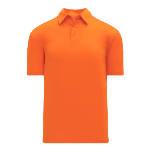 Athletic Knit (AK) A1810L-064 Ladies Orange Short Sleeve Polo Shirt