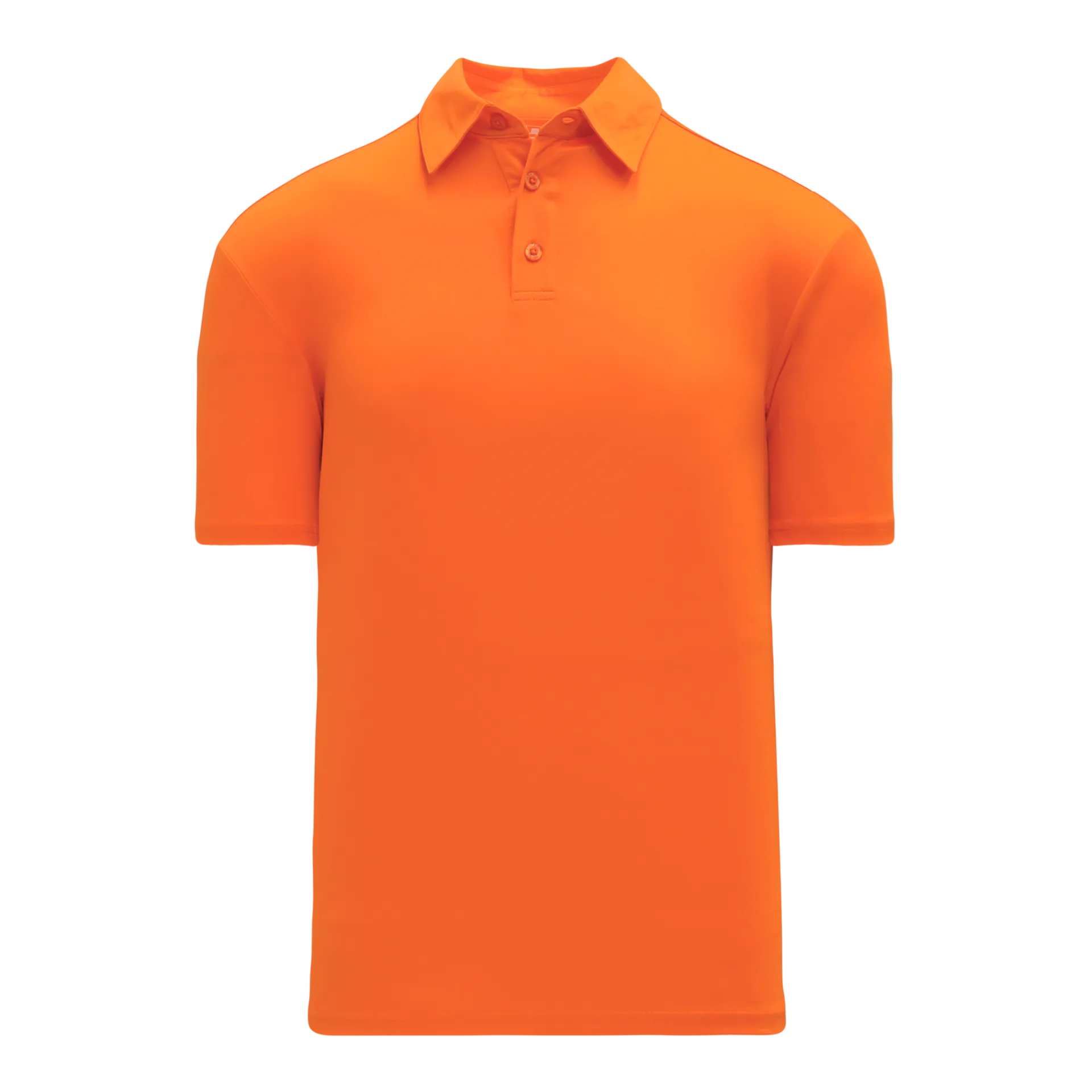 Athletic Knit (AK) A1810L-064 Ladies Orange Short Sleeve Polo Shirt