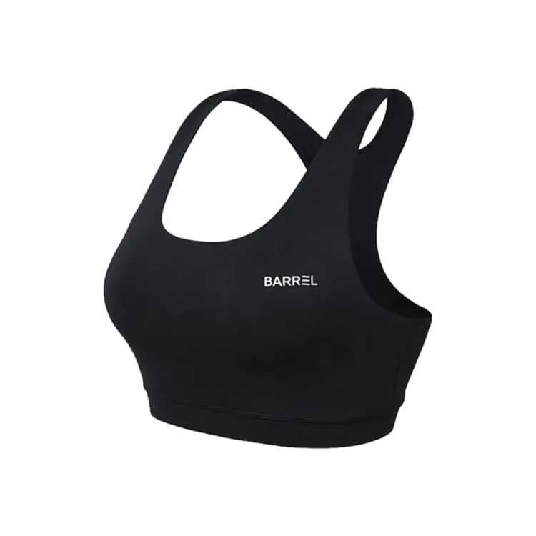 Barrel Women Essential Bra Top-BLACK