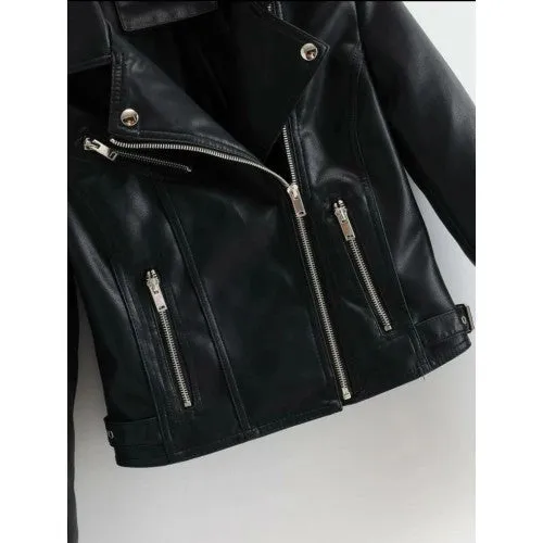 Biker Leather Jackets for Women