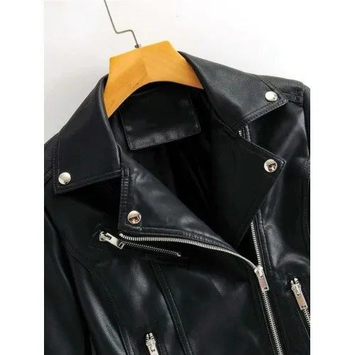 Biker Leather Jackets for Women