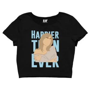 Billie Eilish Crop Top - Happier Than Ever