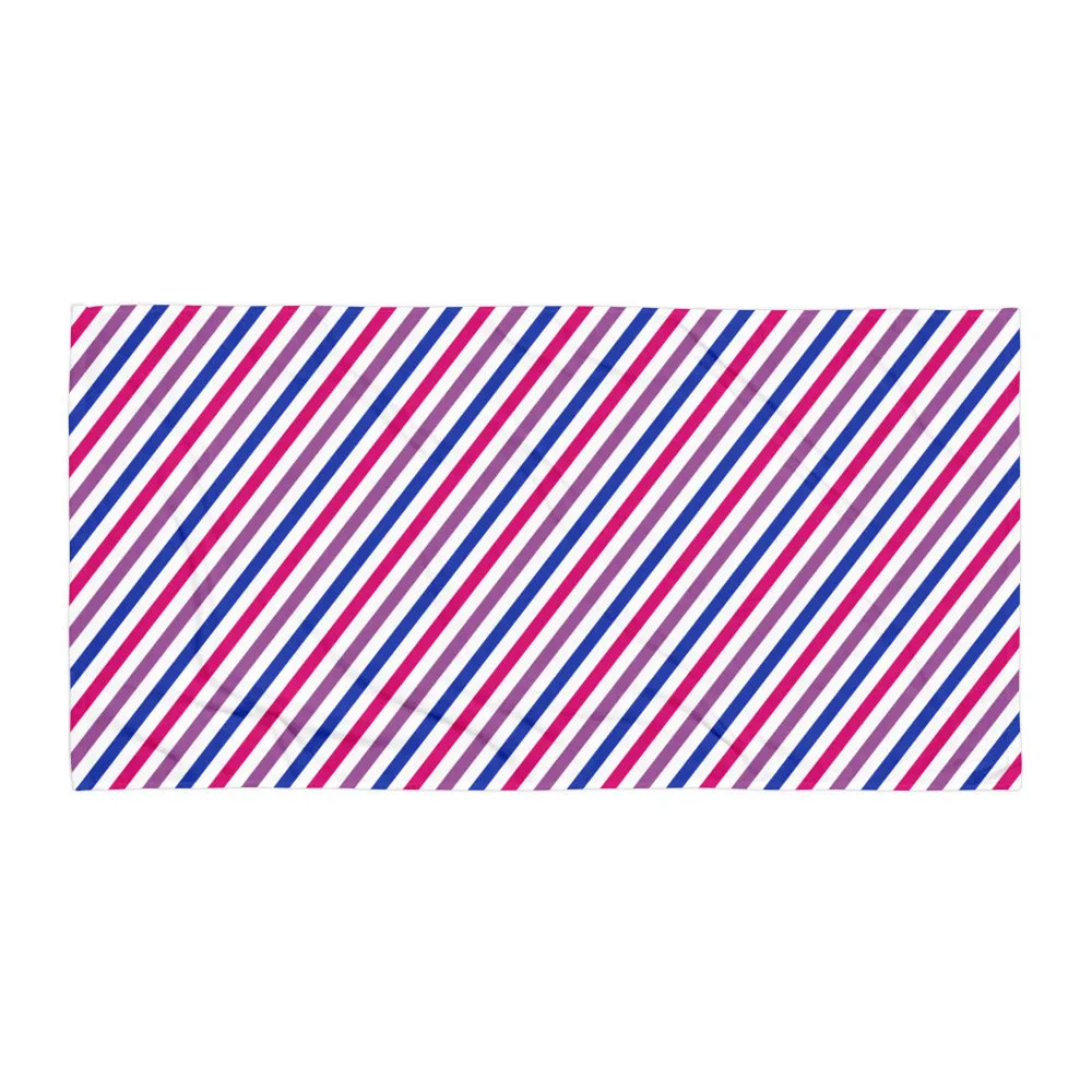 Bisexual Stripe Beach Towel