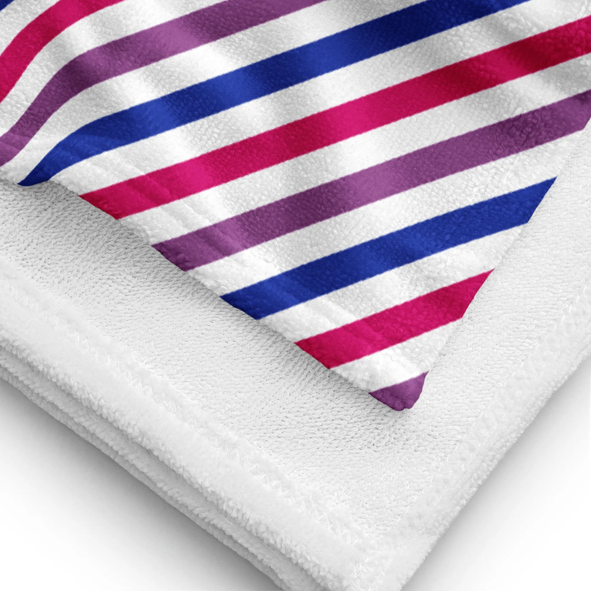 Bisexual Stripe Beach Towel