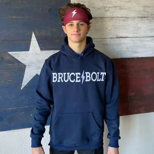 BRUCE BOLT "BRUCE BOLT" Hoodie - NAVY