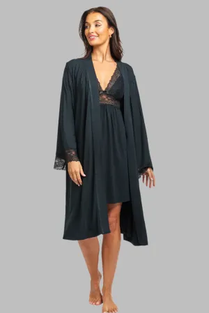 Butterfly Robe Black