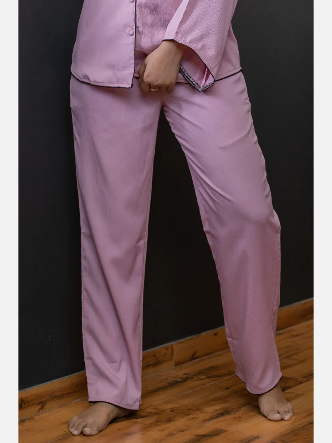 Candy Pink Soft Crepe Pyjama