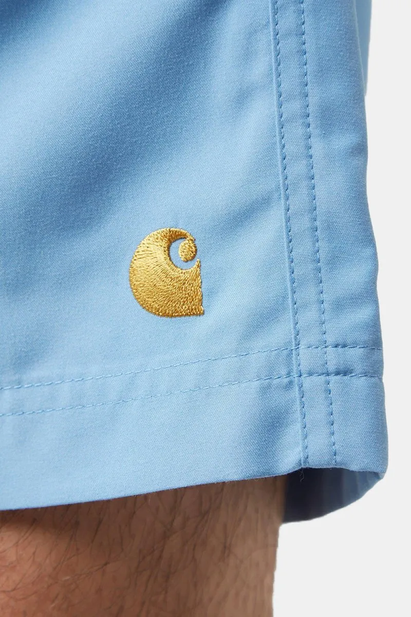 Carhartt WIP Chase Swim Trunks (Piscine/Gold)