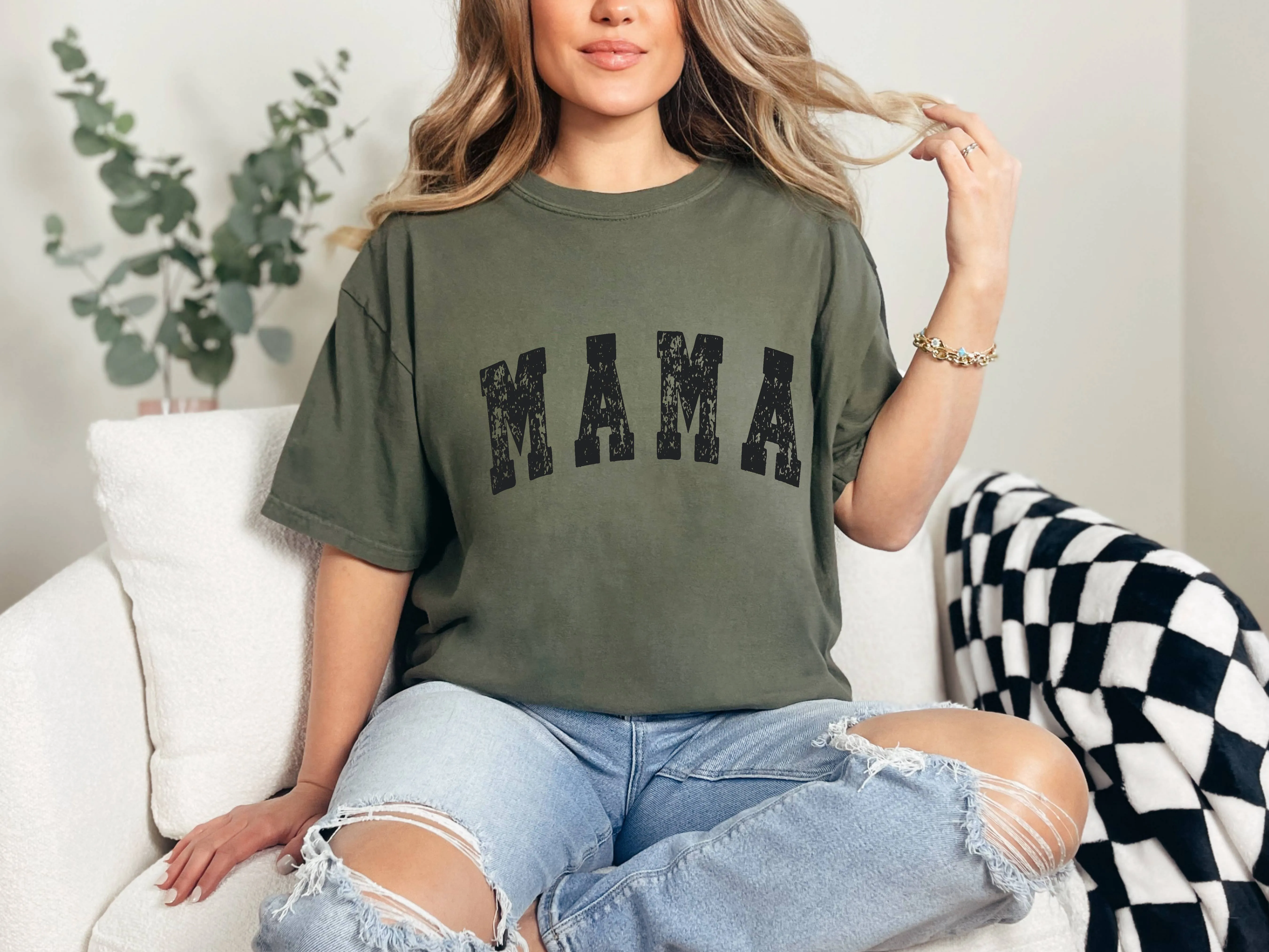 Comfort Colors Mama Shirt/Mothers Day Gift