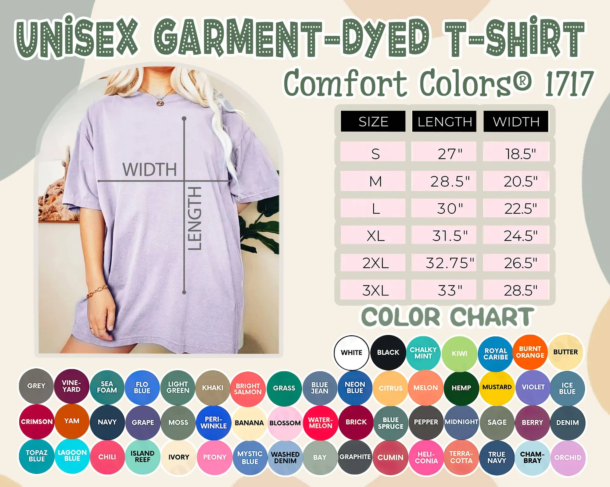 Comfort Colors Mama Shirt/Mothers Day Gift