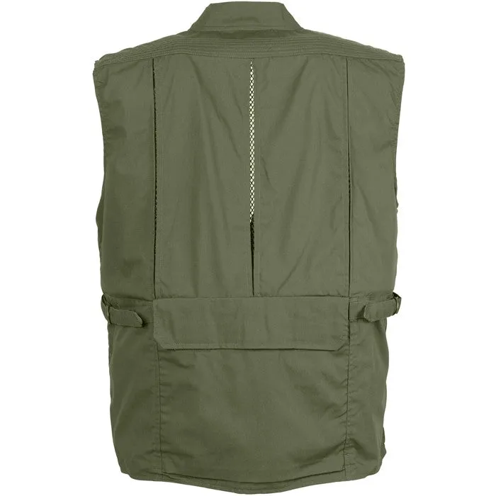 Concealed Safari Outback Carry Vest Olive Drab