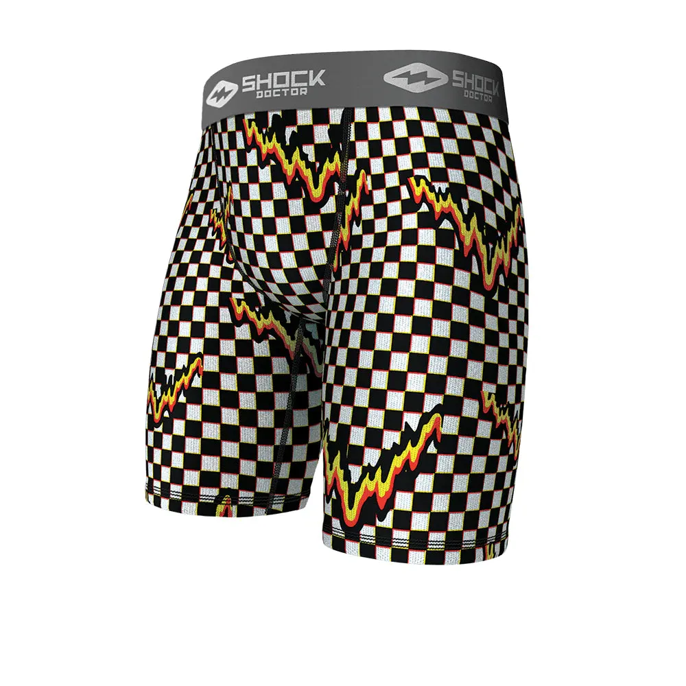 Core Compression Short - Prints Checker S