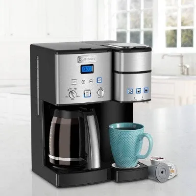 Cuisinart Coffee Center 12 Cup Coffeemaker and Single-Serve Brewer - Stainless Steel - SS-15TGP1