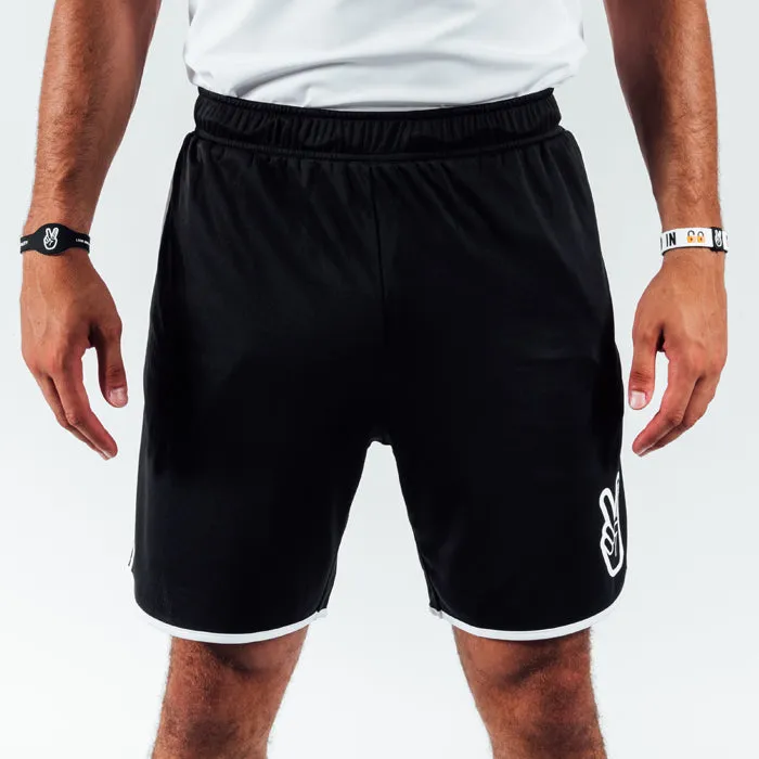 Deuce Basketball Shorts "Waistband Flip" | Black/White