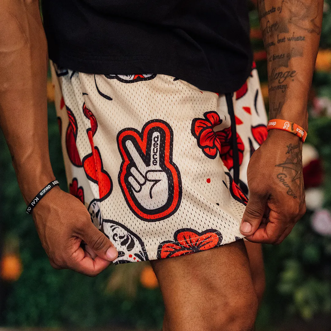 Deuce Mesh Shorts | Day of the Dead