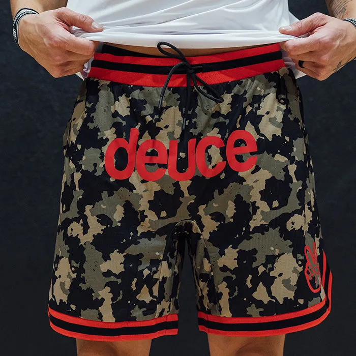 Deuce Vibe Shorts | Camo Red