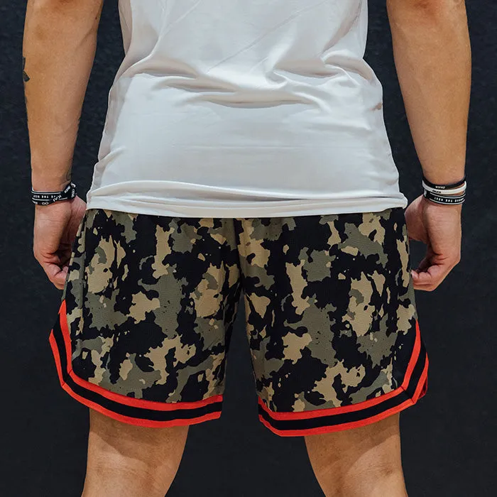 Deuce Vibe Shorts | Camo Red