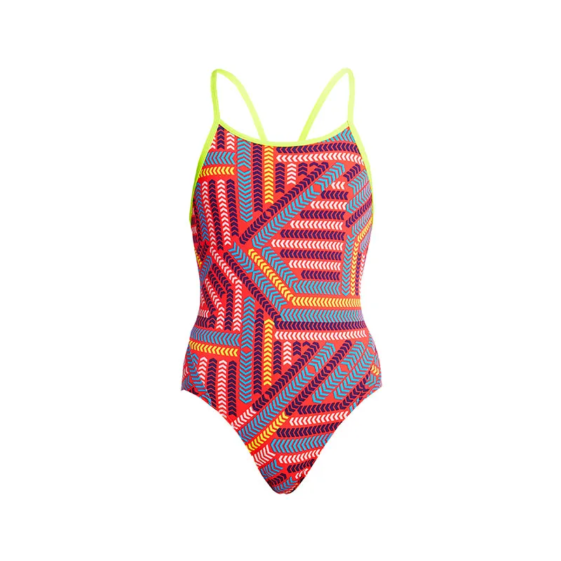 Funkita - Unchain My Heart - Girls Diamond Back One Piece