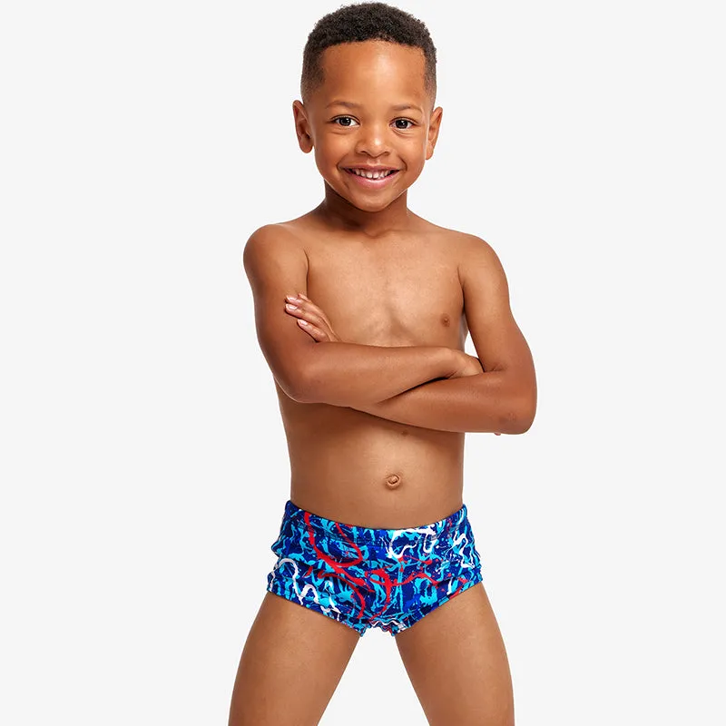 Funky Trunks - Mr Squiggle - Toddlers Boys Printed Trunks