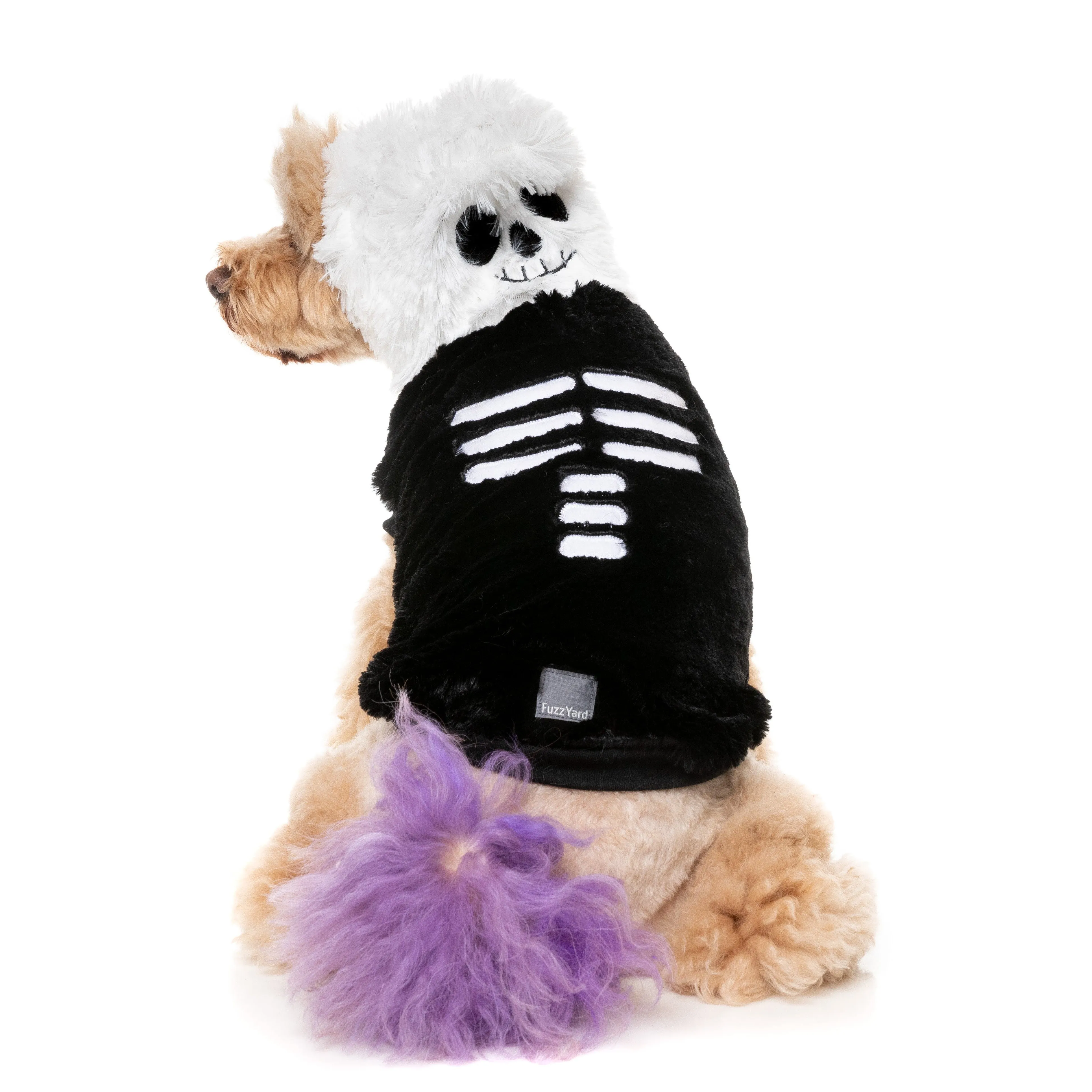 FuzzYard Halloween Dog Apparel Jerry Spinefield Hoodie Size 1