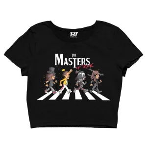 Guns N' Roses Crop Top - The Masters Of Rock