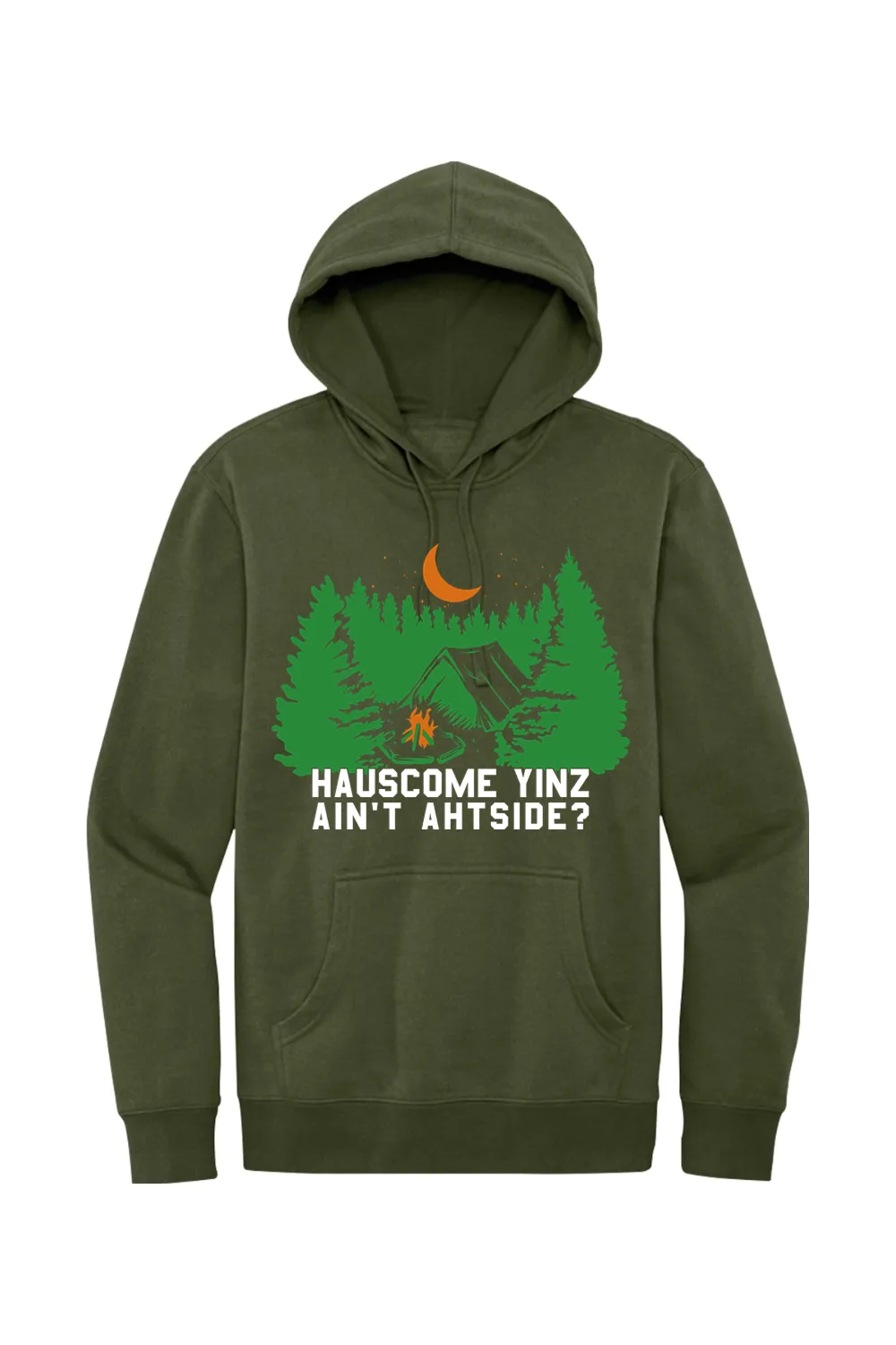 Hauscome Yinz Ain't Ahtside? - Fleece Hoodie