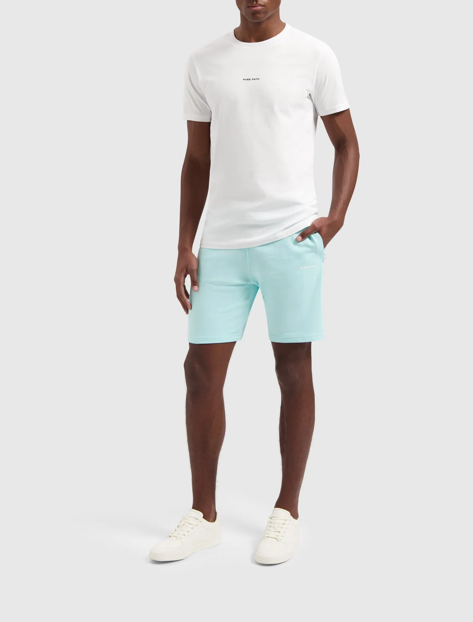 HD Logo Sweat Shorts | Aqua