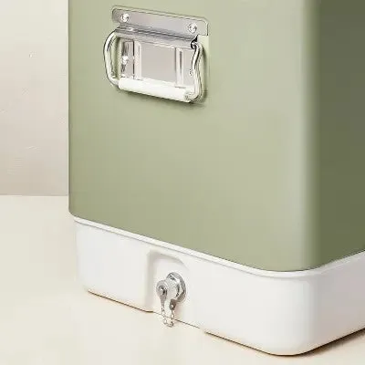 Hearth & Hand with Magnolia Hard-Sided Cooler 54QT/80-Can Ice Chest, Green