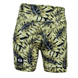 High Waist Funky Pants - Tropical night