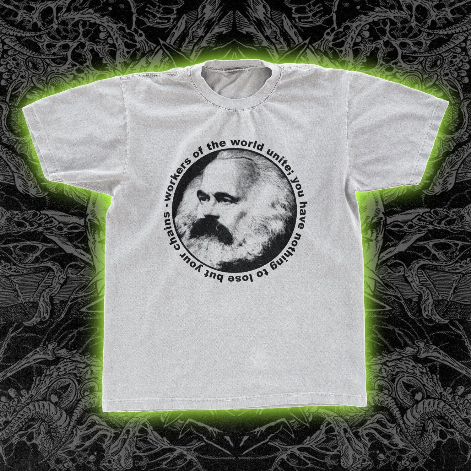 Karl Marx Workers Unite Classic Tee