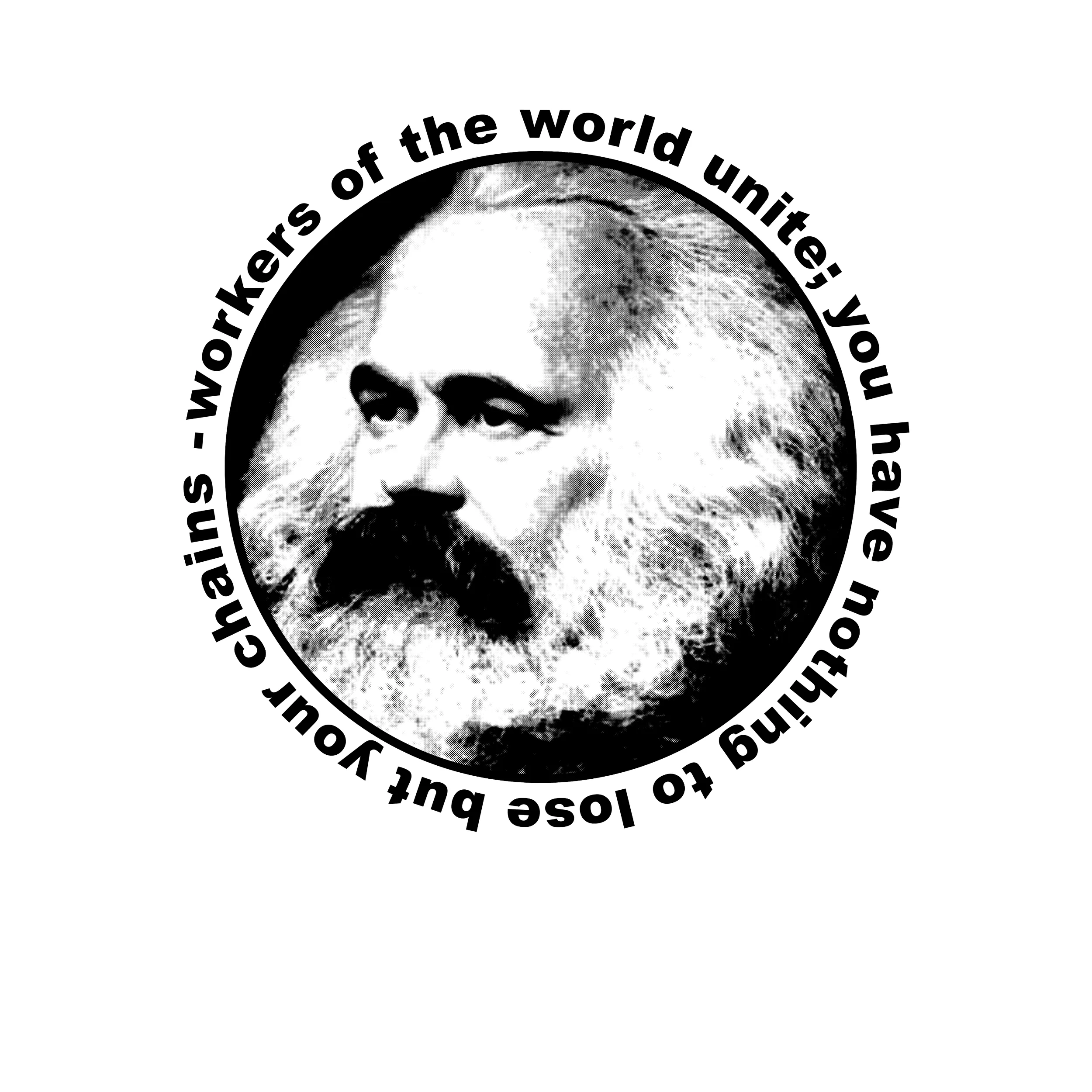 Karl Marx Workers Unite Classic Tee