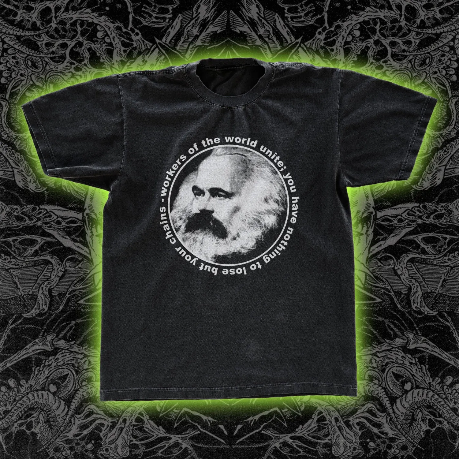 Karl Marx Workers Unite Classic Tee