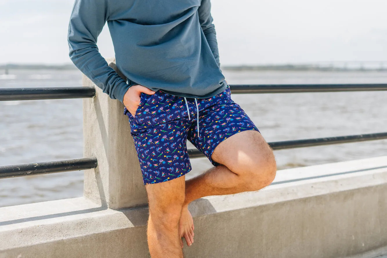 Let It Fly: Swim Trunks - Navy