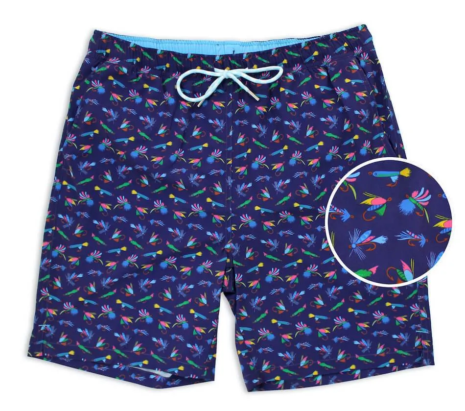 Let It Fly: Swim Trunks - Navy