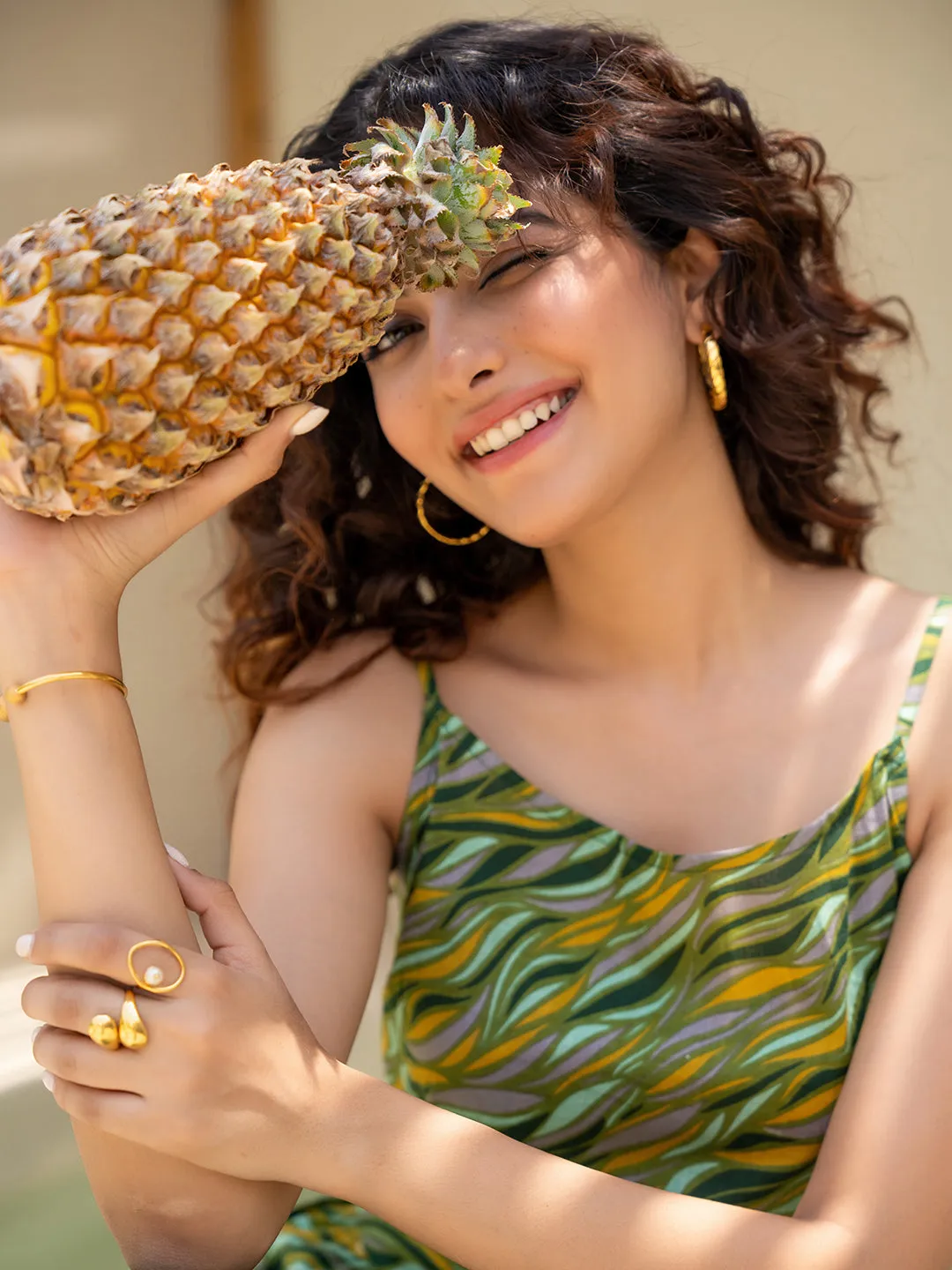 Lime Green Back Tie Dress