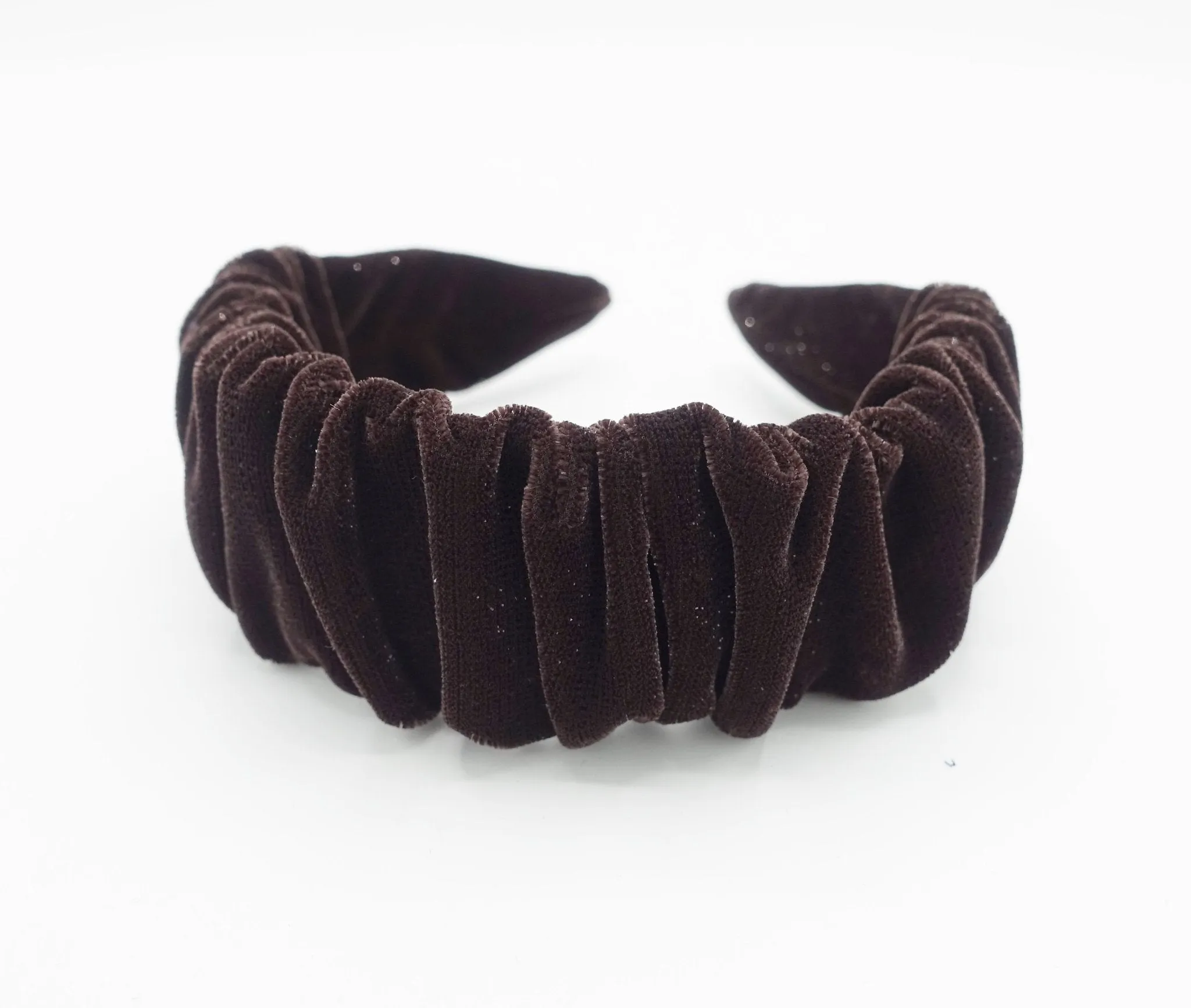 Limited time offer -- glittering velvet pleated headband