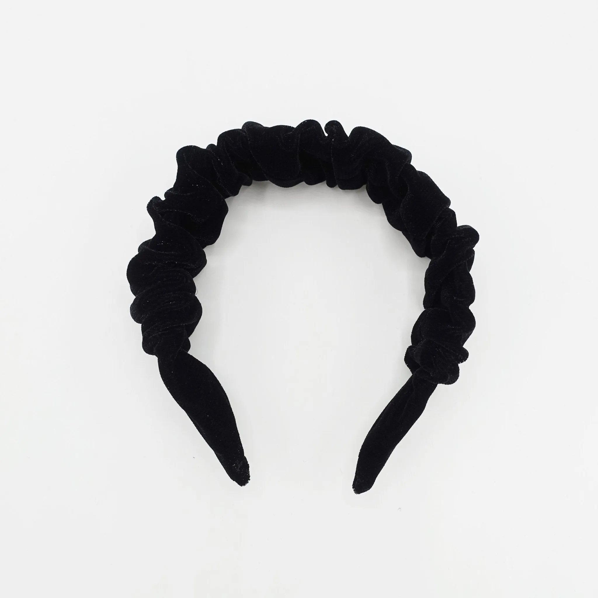 Limited time offer -- glittering velvet pleated headband