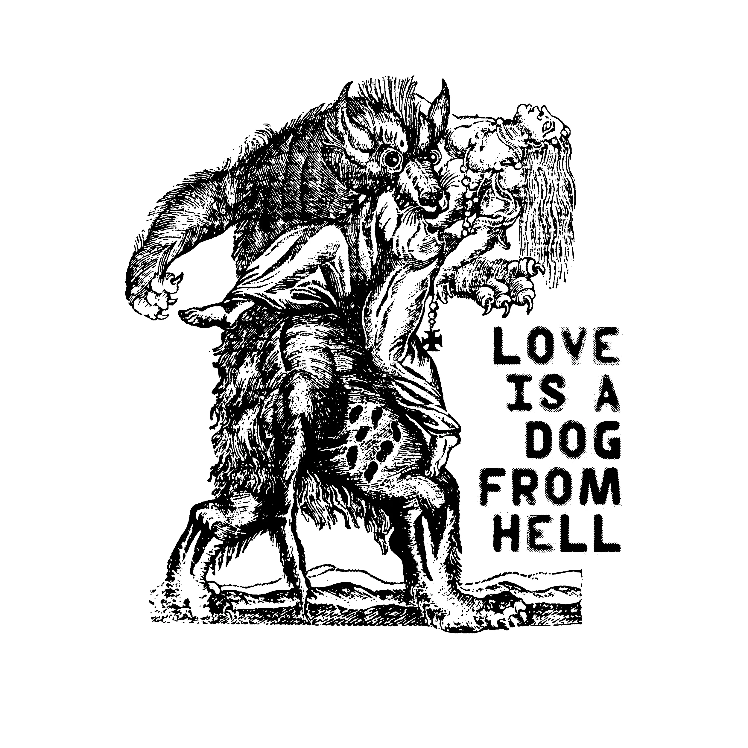 Love Is A Dog From Hell Classic Tee