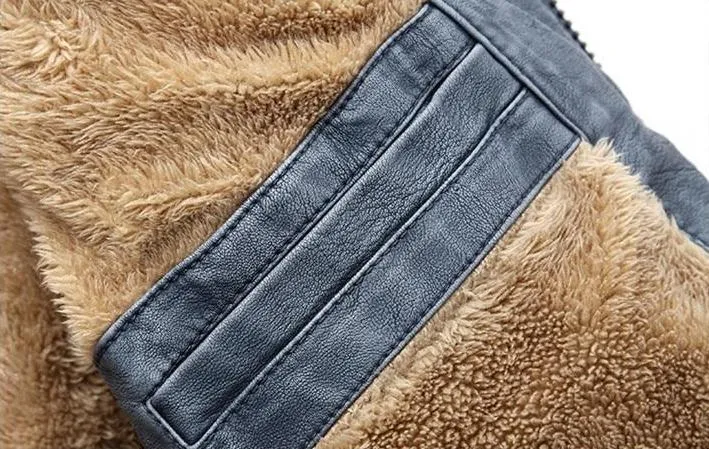 Luxury Fur Lined Leather Jacket