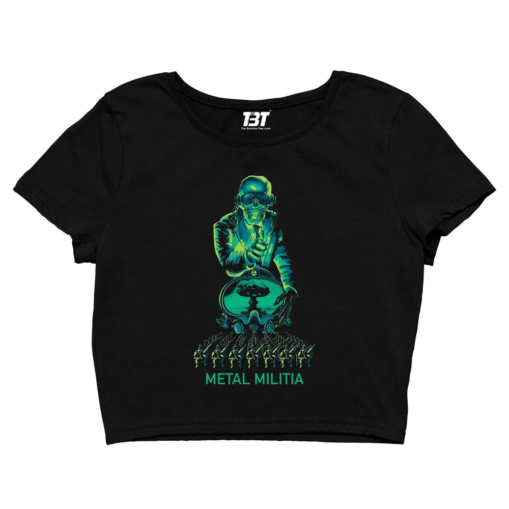 Megadeth Crop Top - Metal Militia