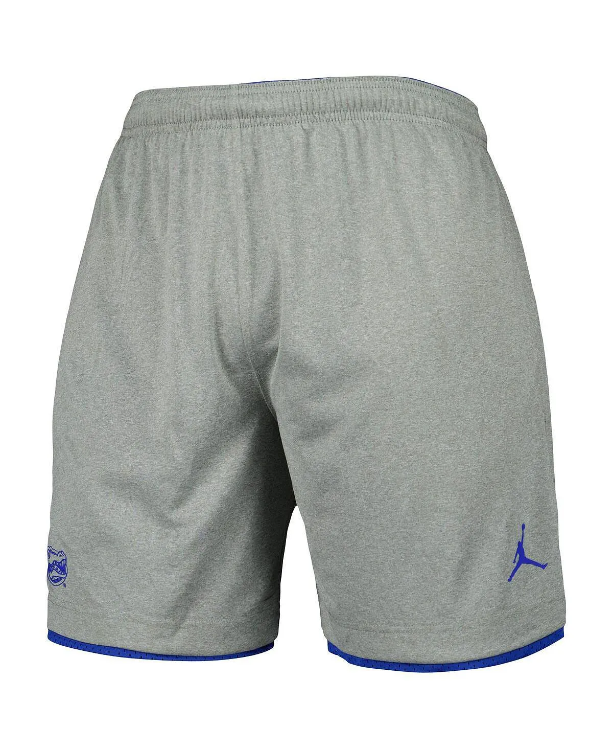 Men's Florida Gators Royal Jordan Branded Gray Reversible Shorts