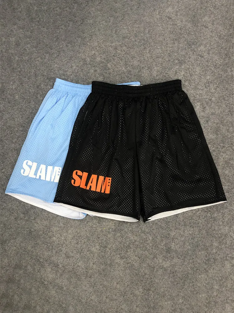 Men'S Mesh Double Layer Training Shorts