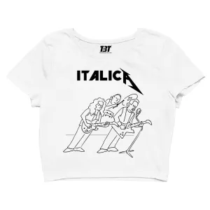 Metallica Crop Top - Italica