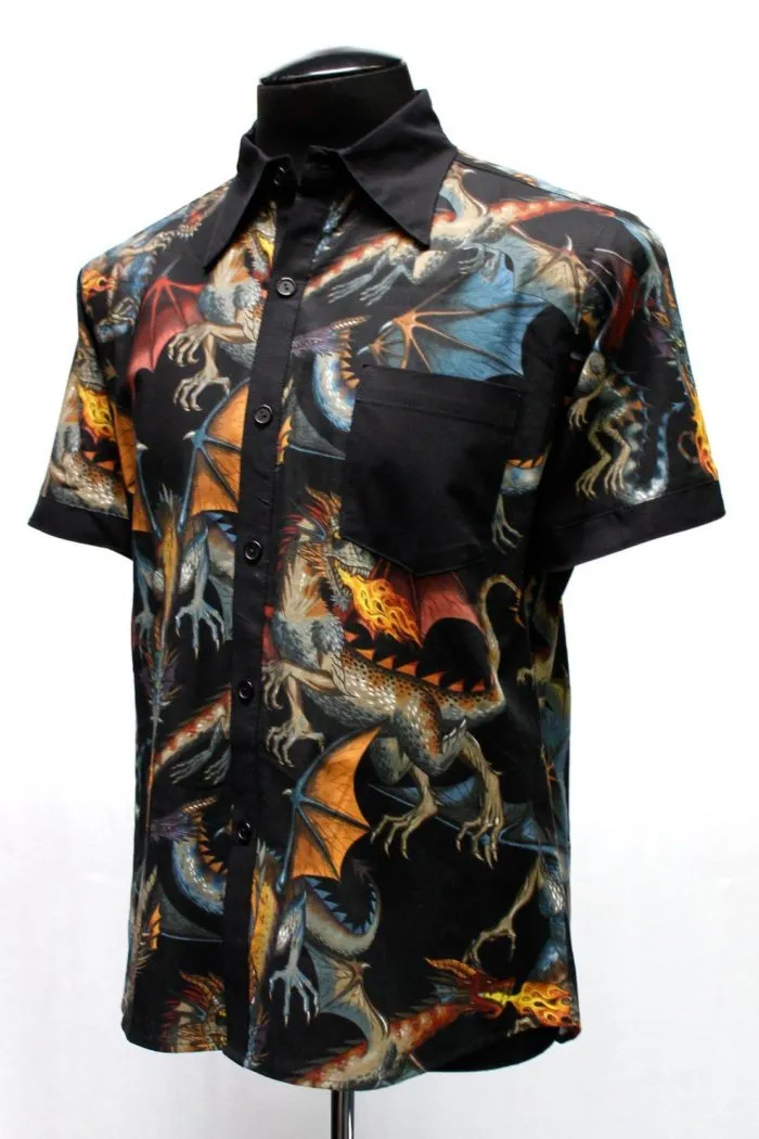 MONSTER SHIRT - DRAGON PRINT - only sizes XXL   3X left!