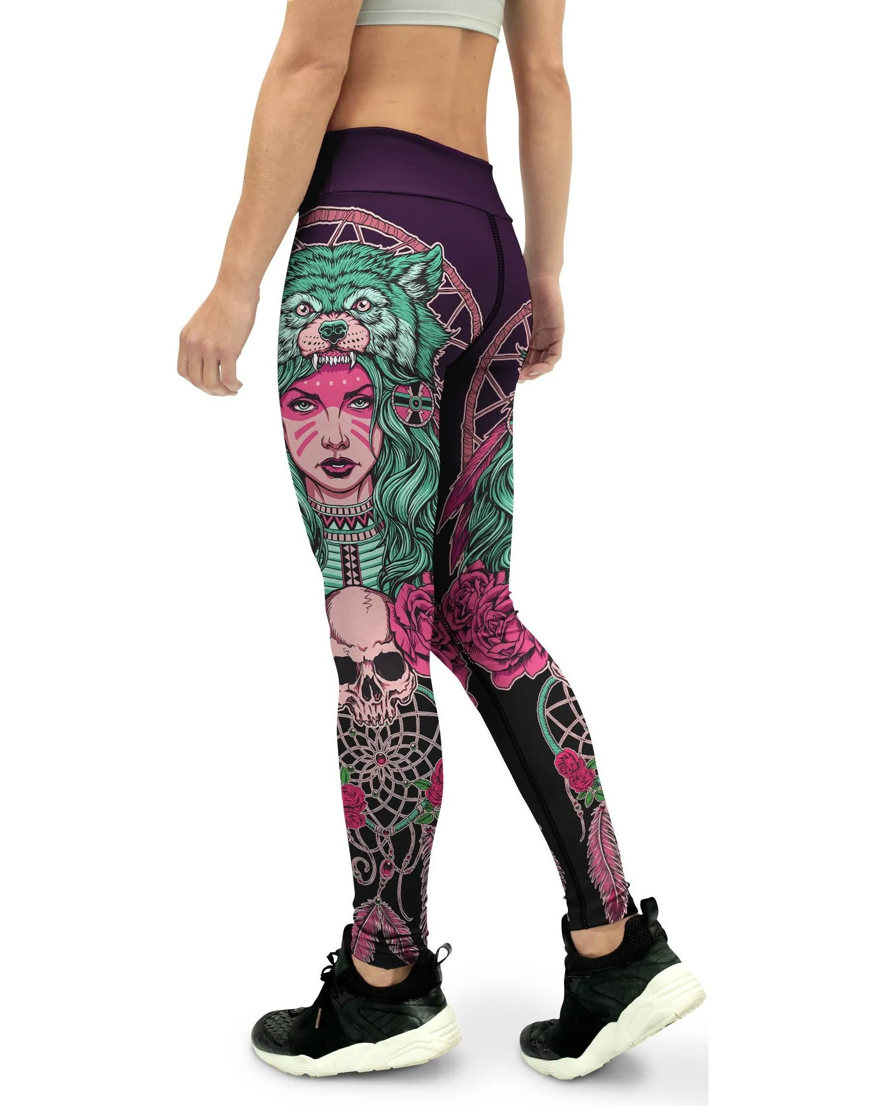 Native American Warrior Yoga Pants